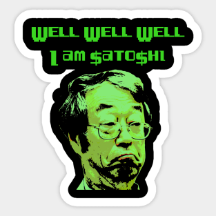 Satoshi nakamoto Sticker